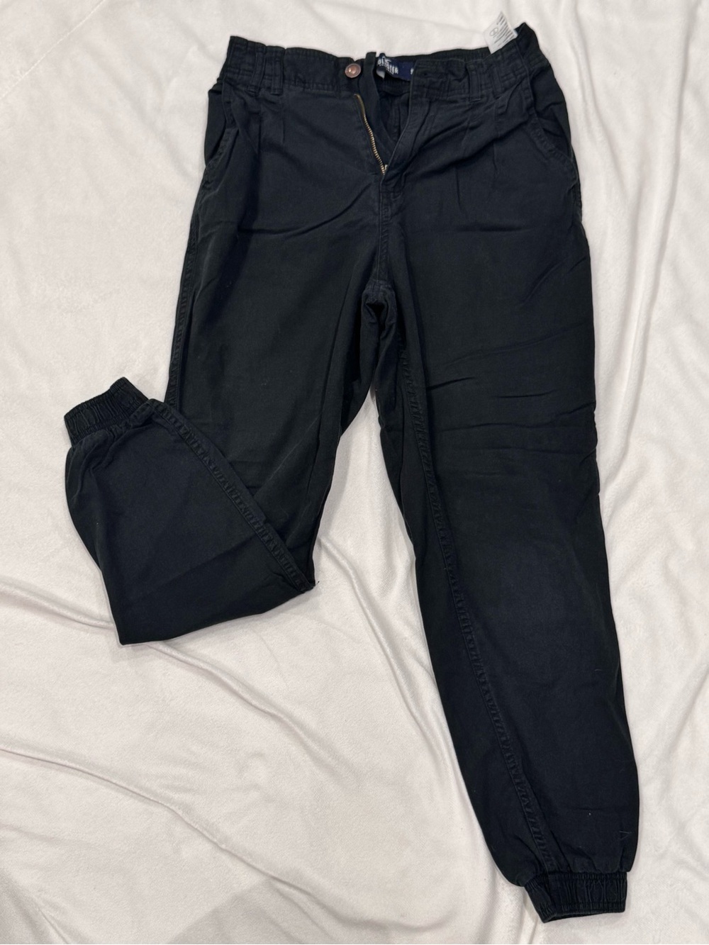 Hollister Black High-Rise Jogger Pants